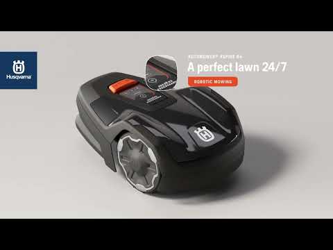 Husqvarna Automower® Aspire™ R4 (400m2 / 45m2 per hr) with installation kit