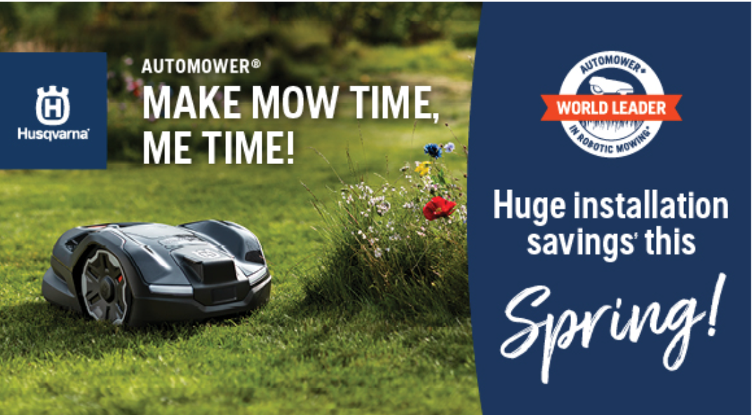Free Installation kit with selected automowers