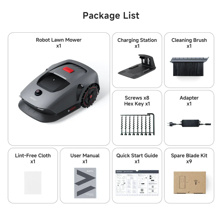 MOVA 1000 Robot Lawn Mower – Wire-Free LiDAR Robotic Mower