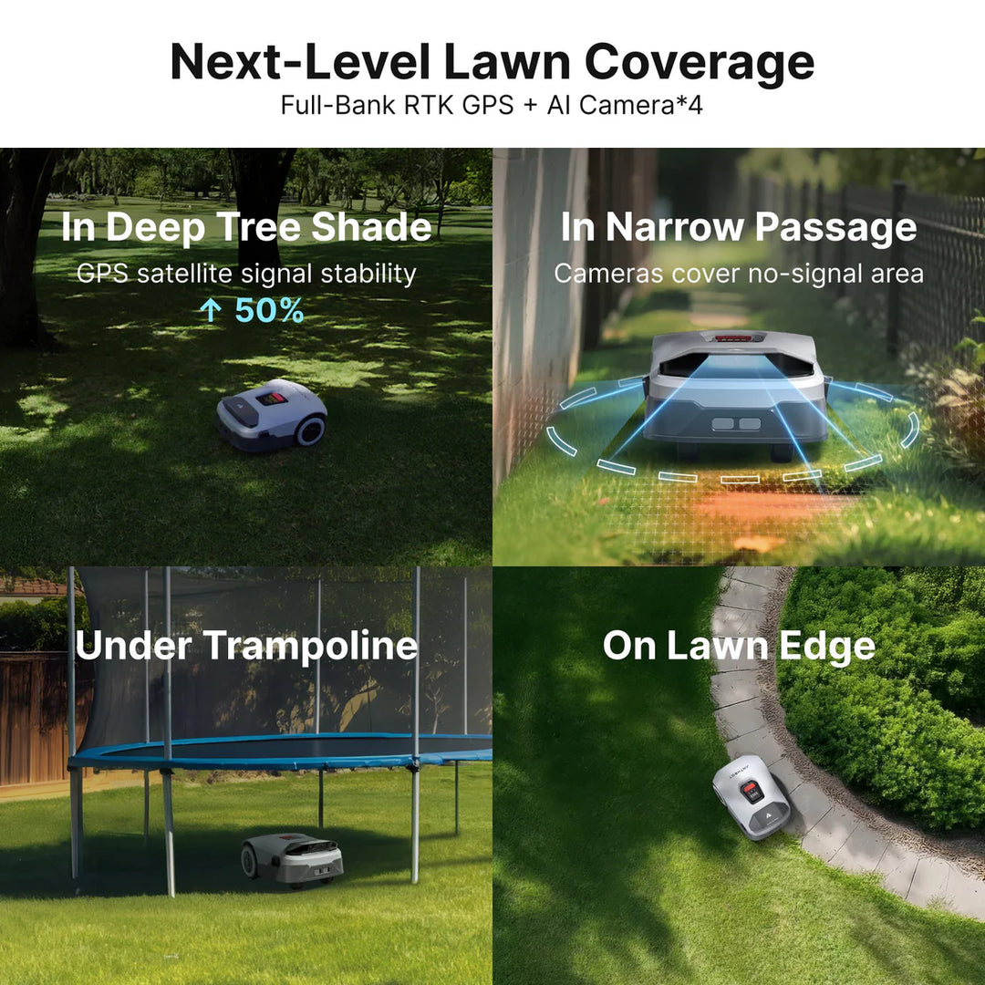 ANTHBOT Genie 600 Robot Lawn Mower – Wire-Free AI Robotic Mower