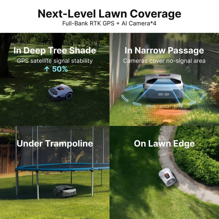 ANTHBOT Genie 600 Robot Lawn Mower – Wire-Free AI Robotic Mower