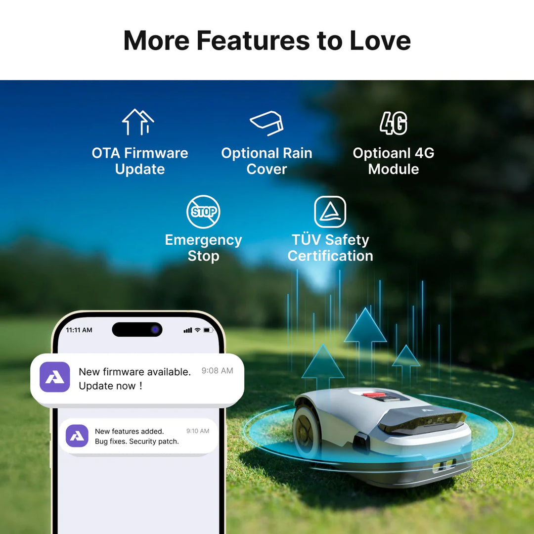 ANTHBOT Genie 600 Robot Lawn Mower – Wire-Free AI Robotic Mower